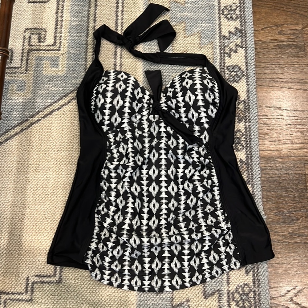 Merona swim top - tankini with rouching